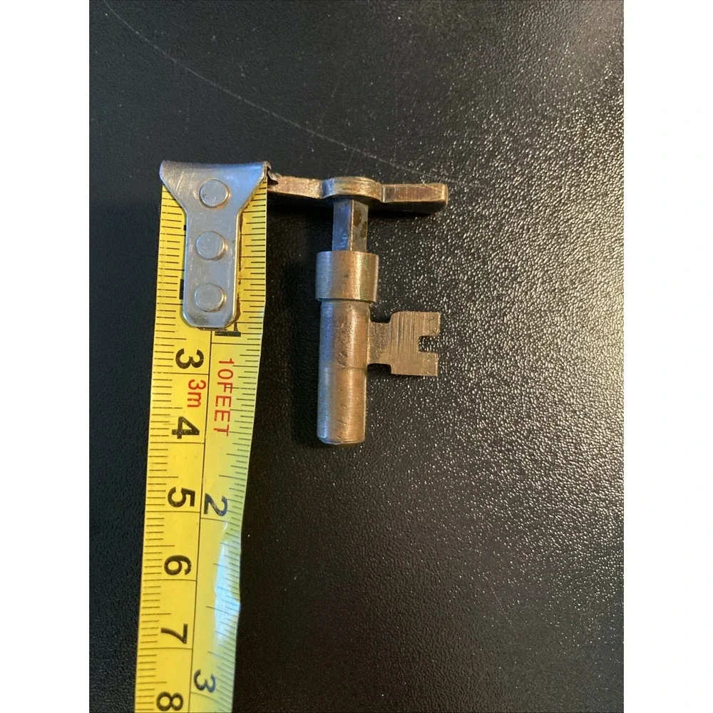 Antique Arts Craft Deco Victorian Solid Brass‎ Pocket Door Hardware Lock Key